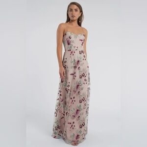 Jenny Yoo Drew Gown Enchanted Floral Vintage Iris